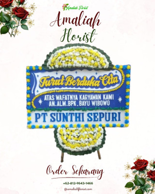 Papan Bunga Duka di Maguwoharjo