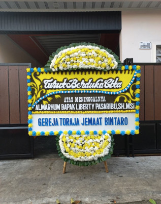 Papan Bunga Duka di Maguwoharjo