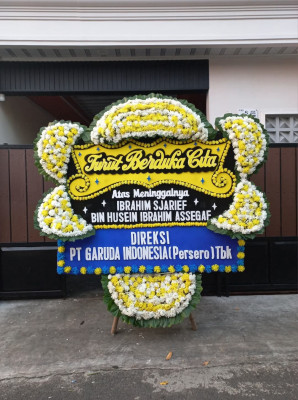 Papan Bunga Duka di Maguwoharjo